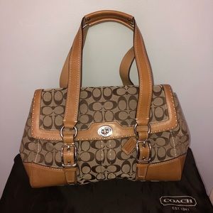 Coach Signature Satchel Handbag